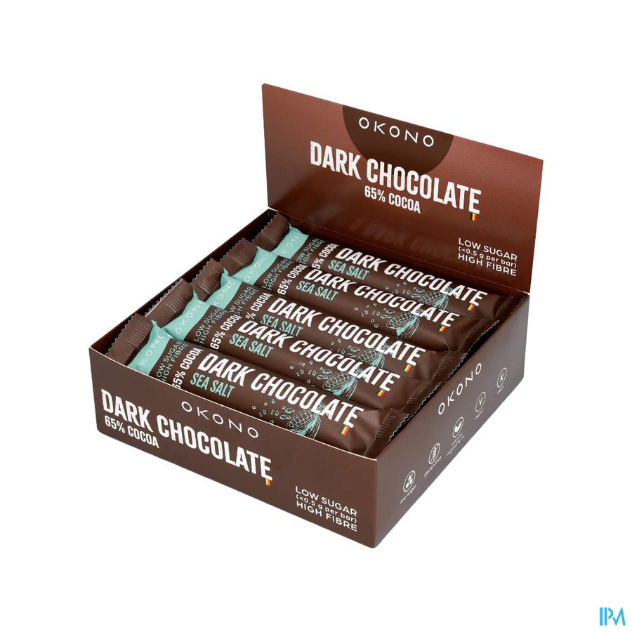 Okono Dark Chocolate Seasalt 20x35g