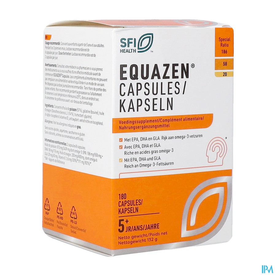 Equazen Omega 3/6 Caps 180