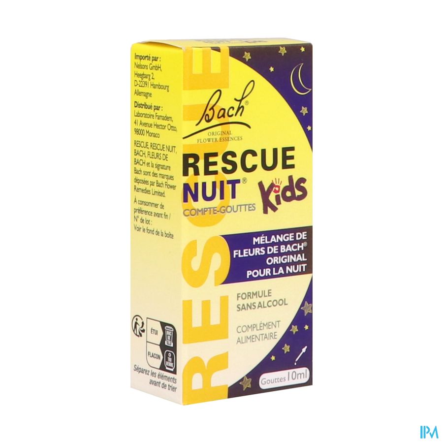 RESCUE BACH ORIGINAL NUIT KIDS10ML