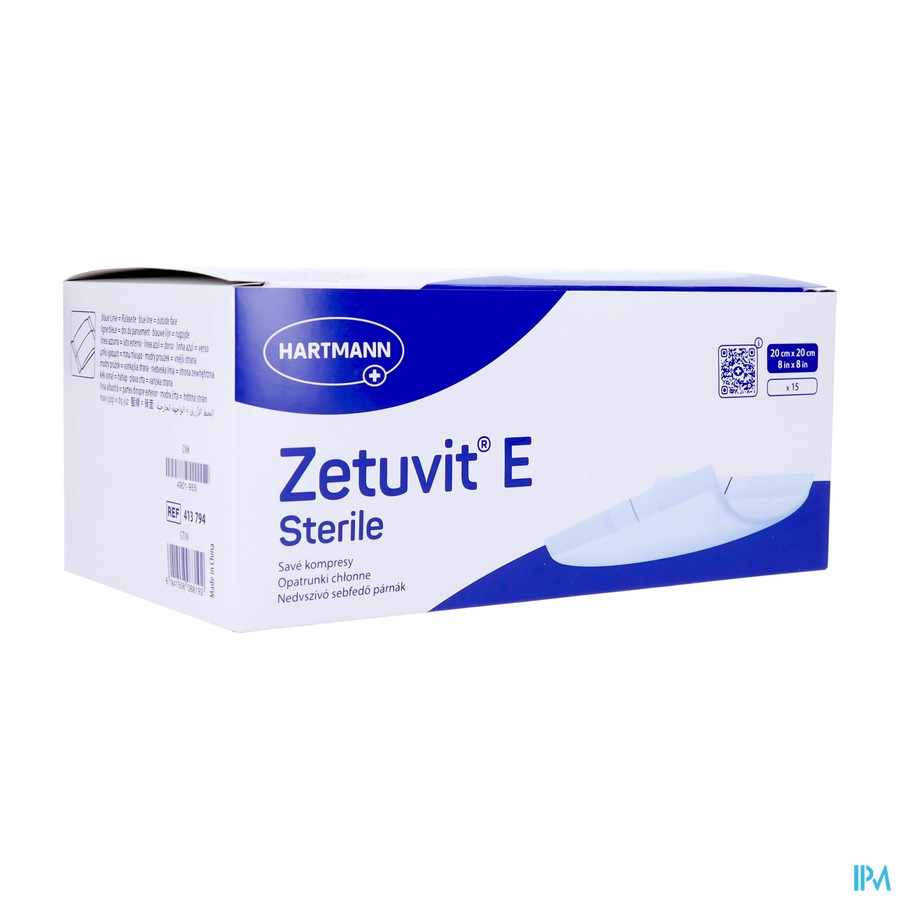 Zetuvit E Steriel 20x20cm 15