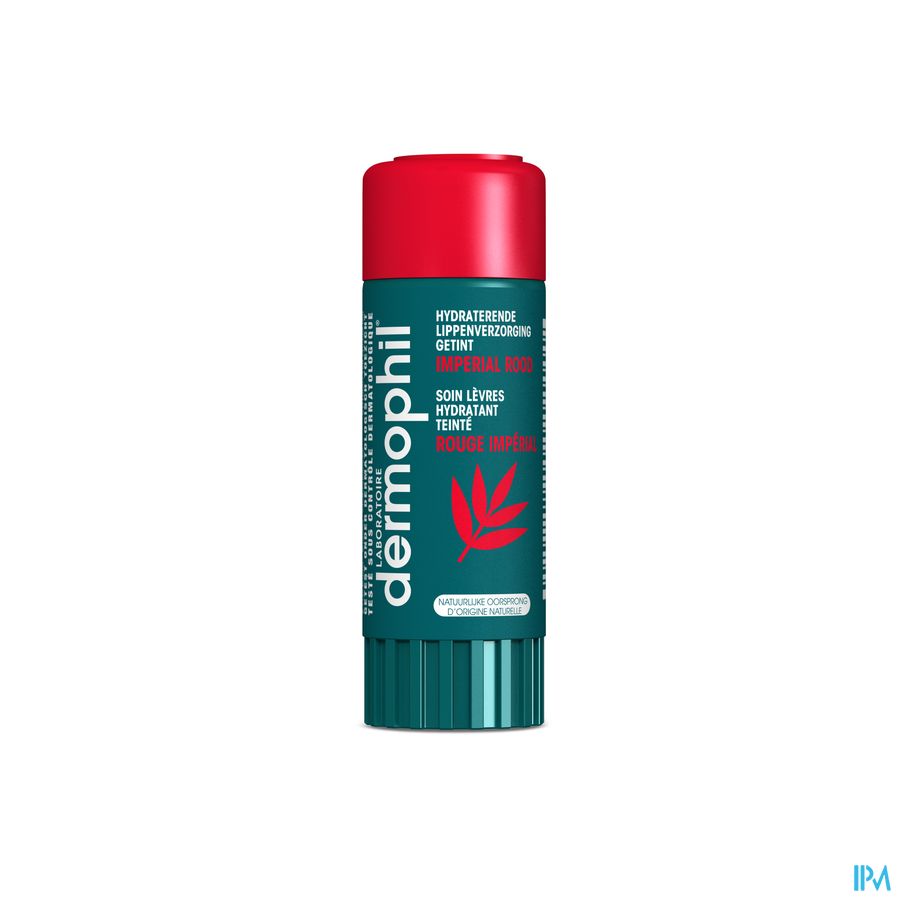 Dermophil Hydra Lipverzorg. Imperial Rood Stick 4g Dermophil Hydra Lipverzorg. Imperial Rood Stick 4g