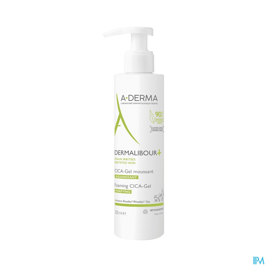 Aderma Dermalibour+ Cica Gel Schuimend 200ml