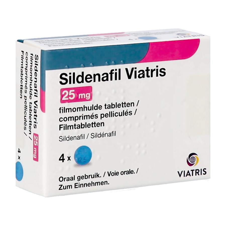 Sildenafil Viatris 25mg Filmomh Tabl 4