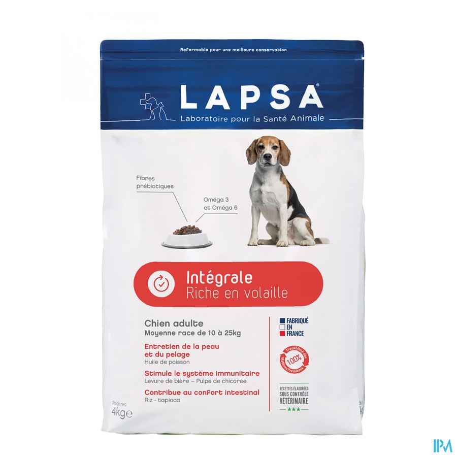 Lapsa Integrale Chien Moyenne Race 4kg