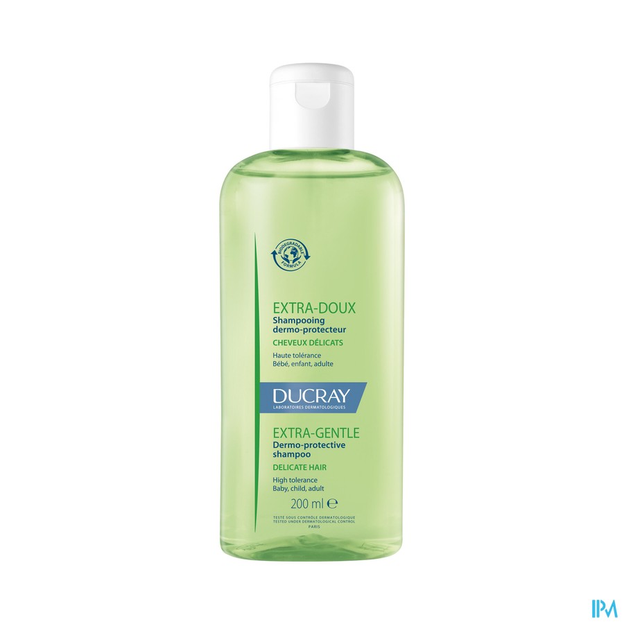 Ducray Extra-doux Huidbescherm. Shampoo 200ml Nf