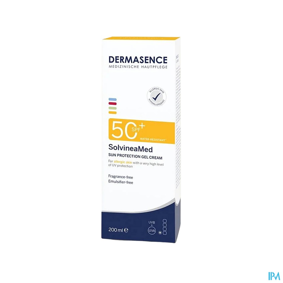 Dermasence Solvinea Sun Prot.gel Cream Spf50+200ml