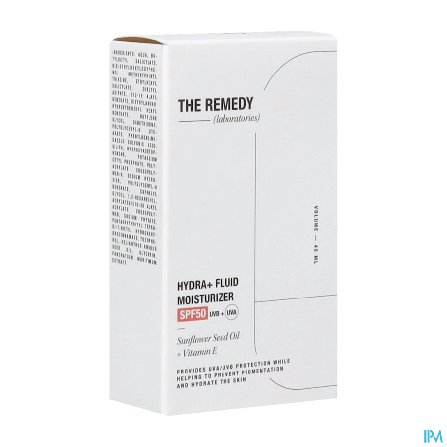 The Remedy Lab Hydra+ Fluid Moisturizer Spf50 45ml