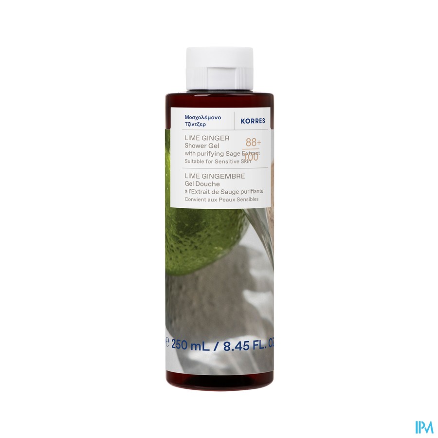 Korres Kb Ginger Lime Gel Douche 250ml