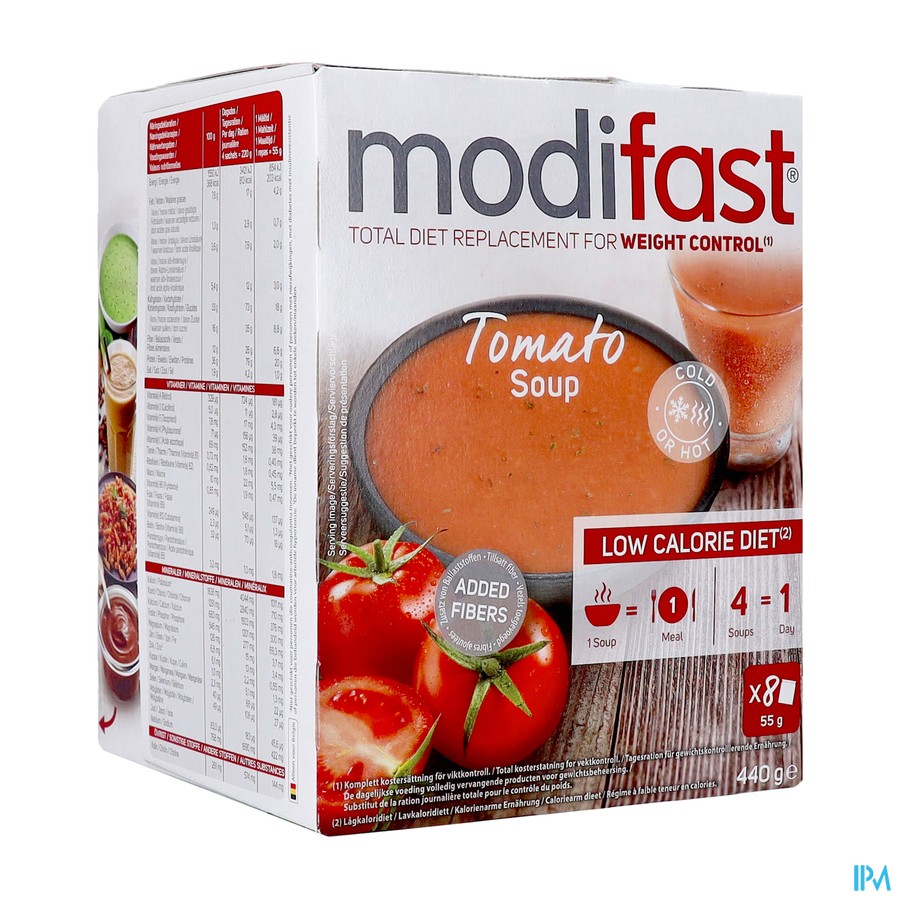 Modifast Low Calorie Diet Tomato Soup Zakjes 8x55g