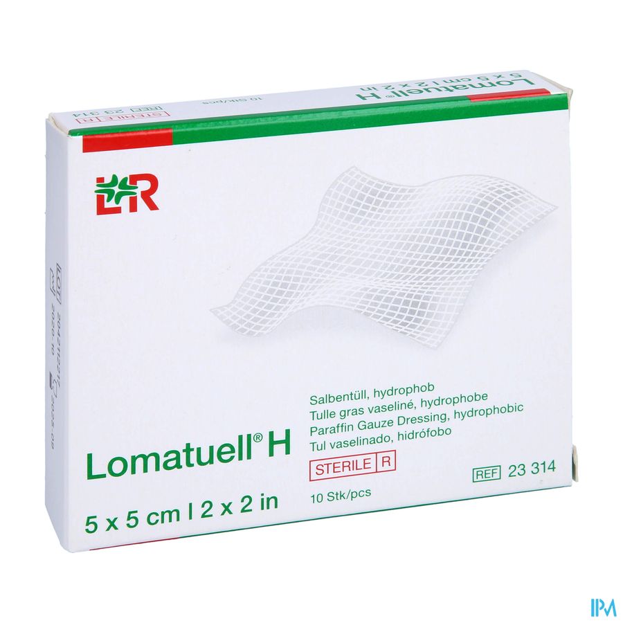 Lomatuell H Kompres Ster 5x 5cm 10 23314