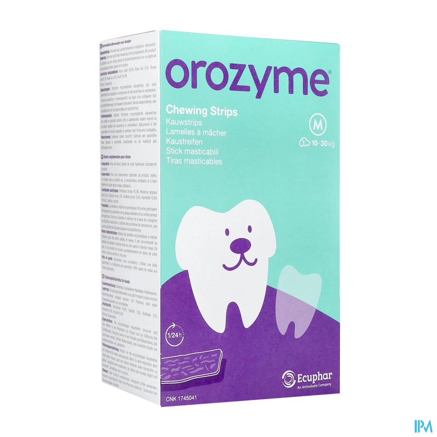 Orozyme Canine M Lamelle Enzym.chien 10-30kg 141g