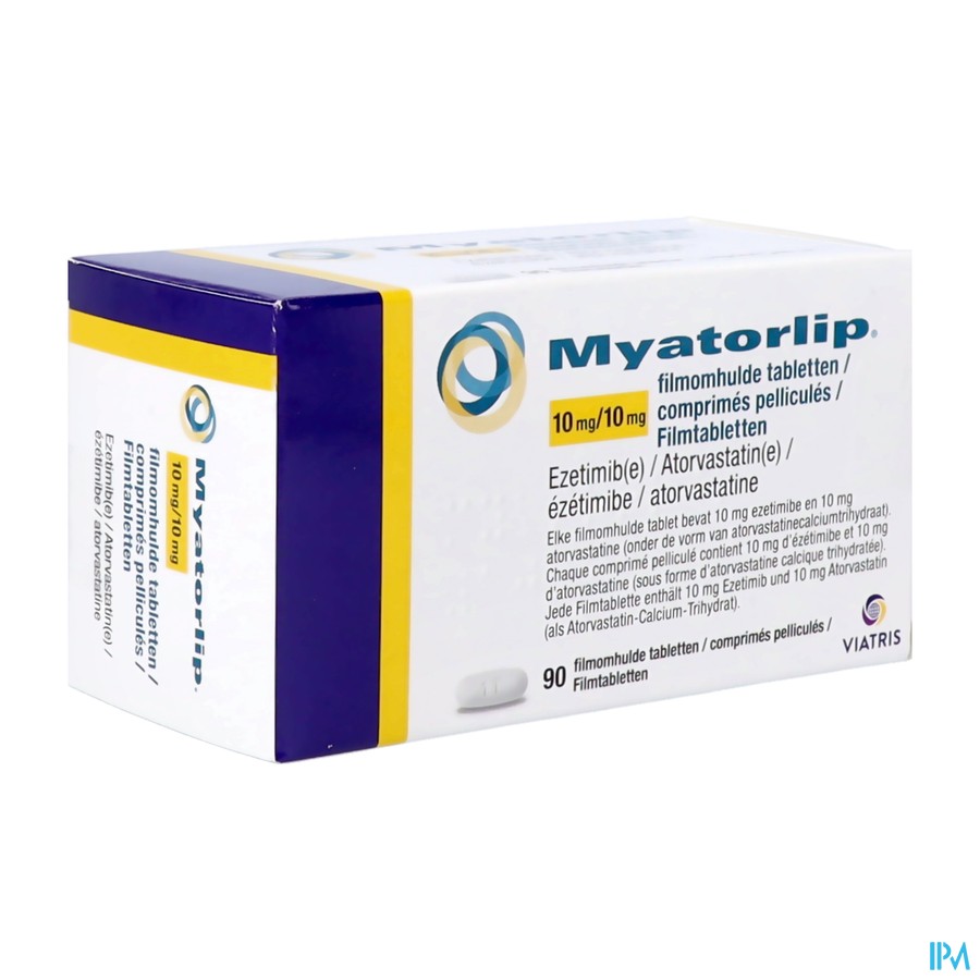Myatorlip Viatris 10mg/10mg Filmomh Tabl 90