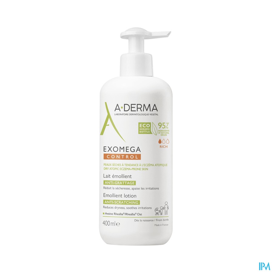 Aderma Exomega Control Lait Emollient 400ml