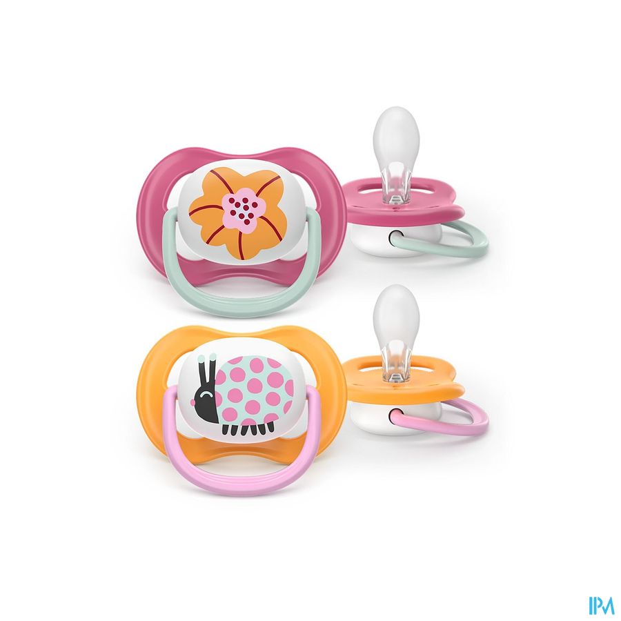 Philips Avent Fopspeen +6m Air Collection Girl 2