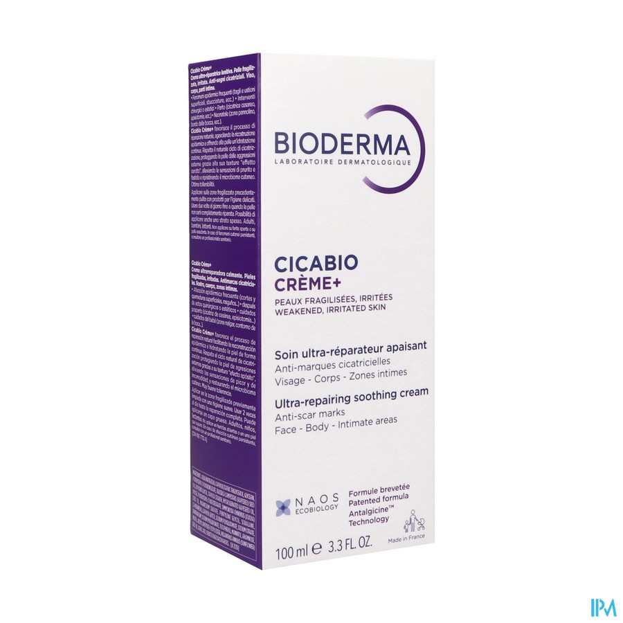 Bioderma Cicabio Creme+ 100ml Nf