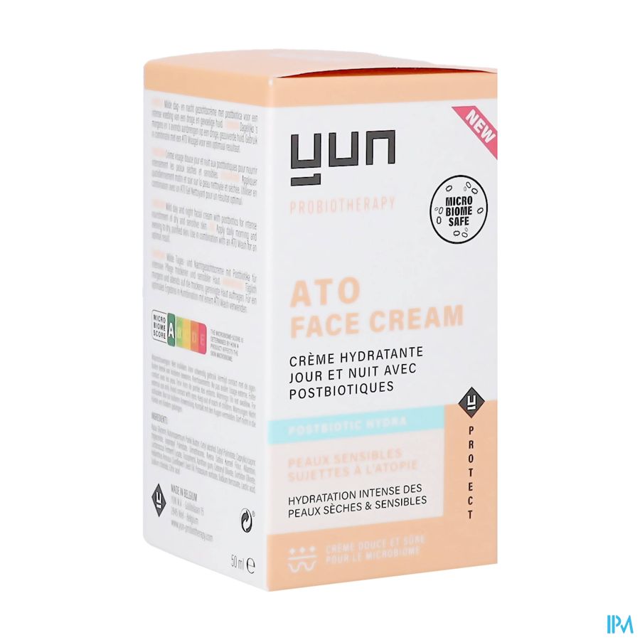 Yun Ato Postbiotic Hydra Creme Visage N/parf 50ml