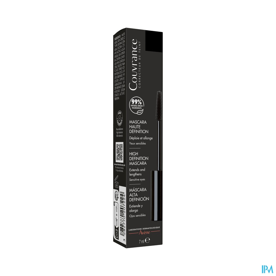 Avene Couvrance Mascara High Definition Zwart 7ml