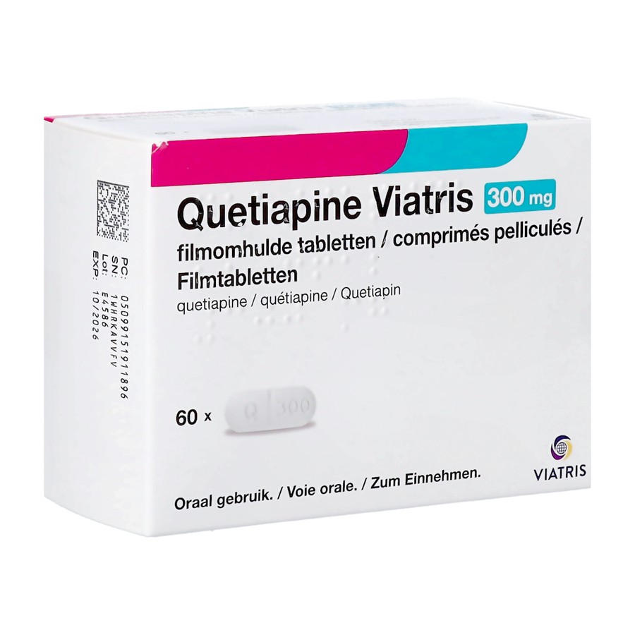 Quetiapine Viatris 300mg Filmomh Tabl 60