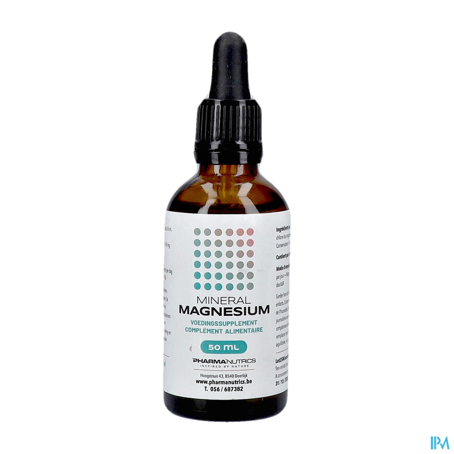 Mineraal Magnesium Druppels 50ml Pharmanutrics