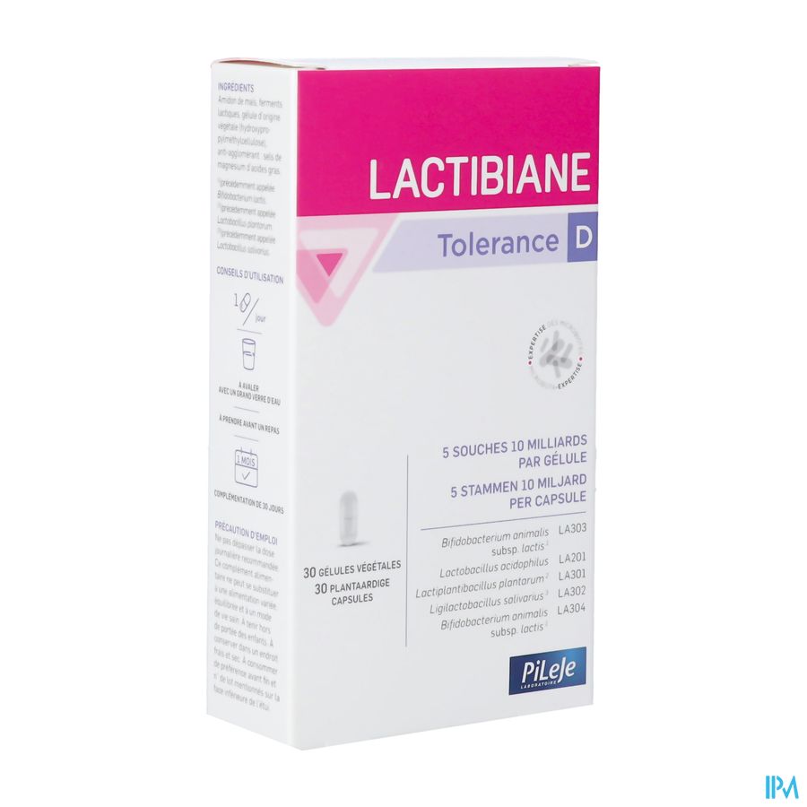 Lactibiane Tolerance D Caps 30