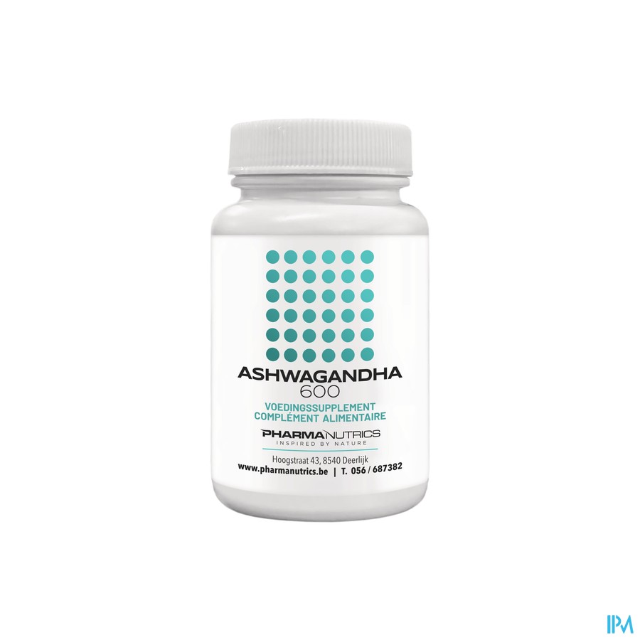 Ashwagandha 600mg V-caps 60 Pharmanutrics