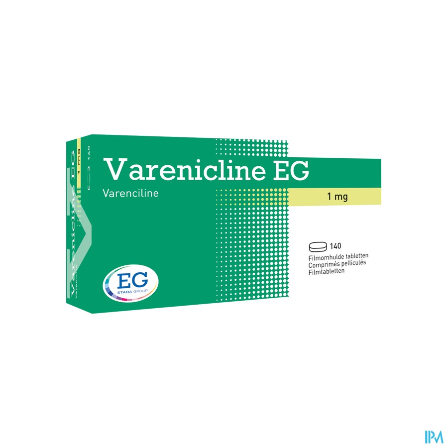 Varenicline EG 1Mg Filmomh Tabl 140