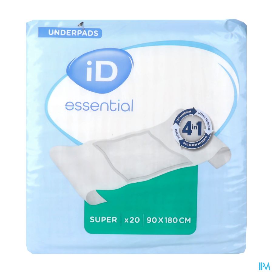 Id Essential Onderleggers Super 90x180 20