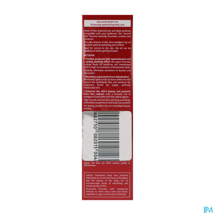 Esthederm Corps Huile Cellulaire Relipidante 125ml