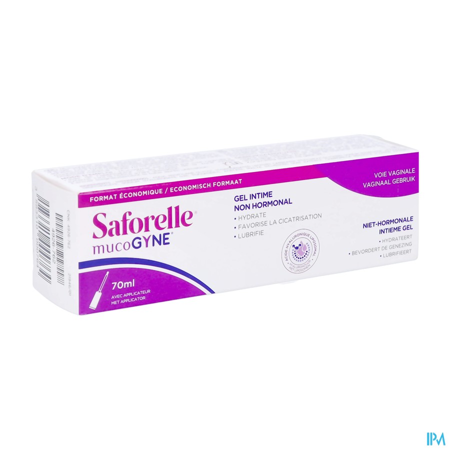 SAFORELLE MUCOGYNE GEL INTIME NON-HORMONAL 70 ML