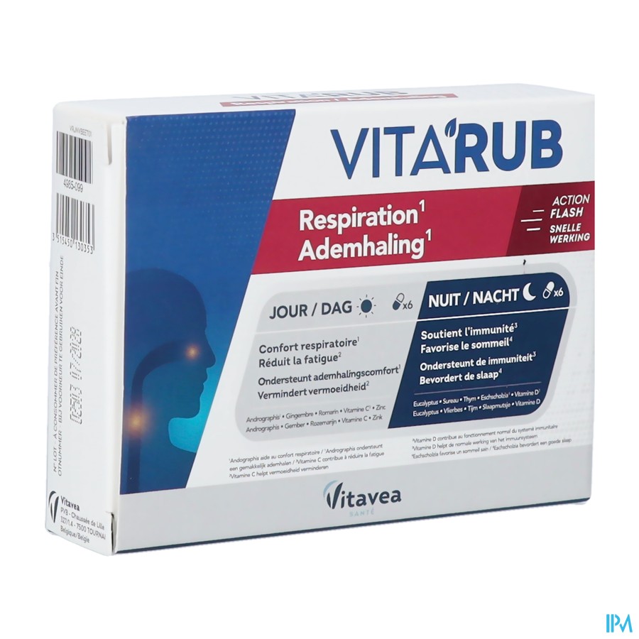 Vita'rub Ademhaling Caps 12