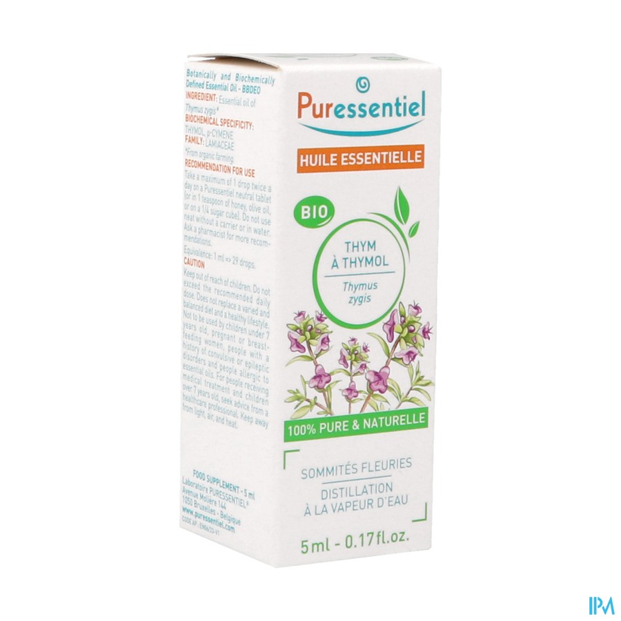 Puressentiel Eo Tijm Thymol Bio Expert5ml