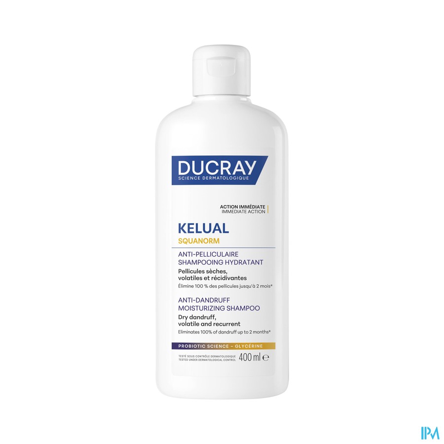 Ducray Kelual Squanorm Sh Droge Schilfers 400ml