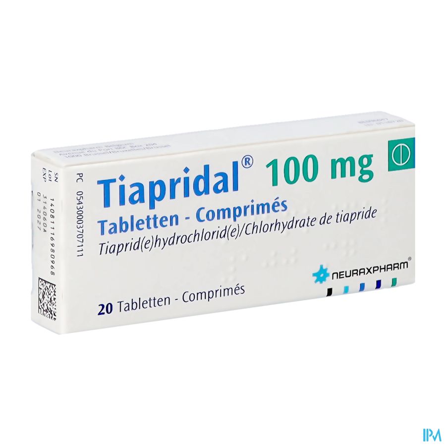 Tiapridal Comp 20 X 100mg