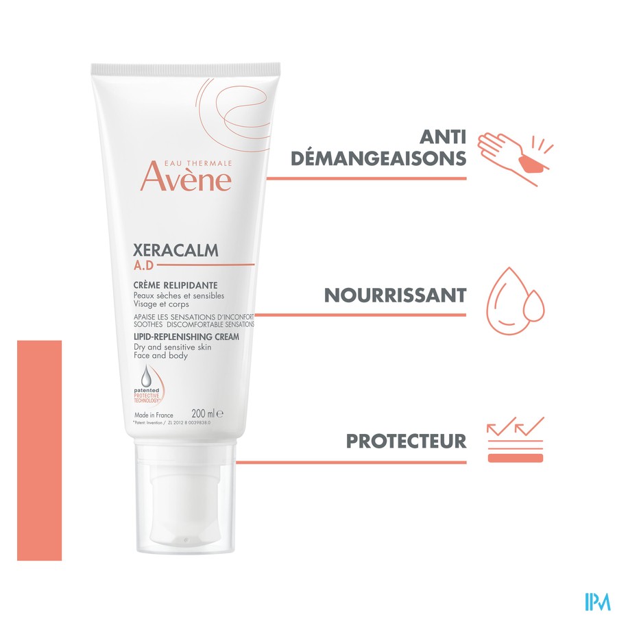 Avene Xeracalm Ad Creme Relipidante 200ml