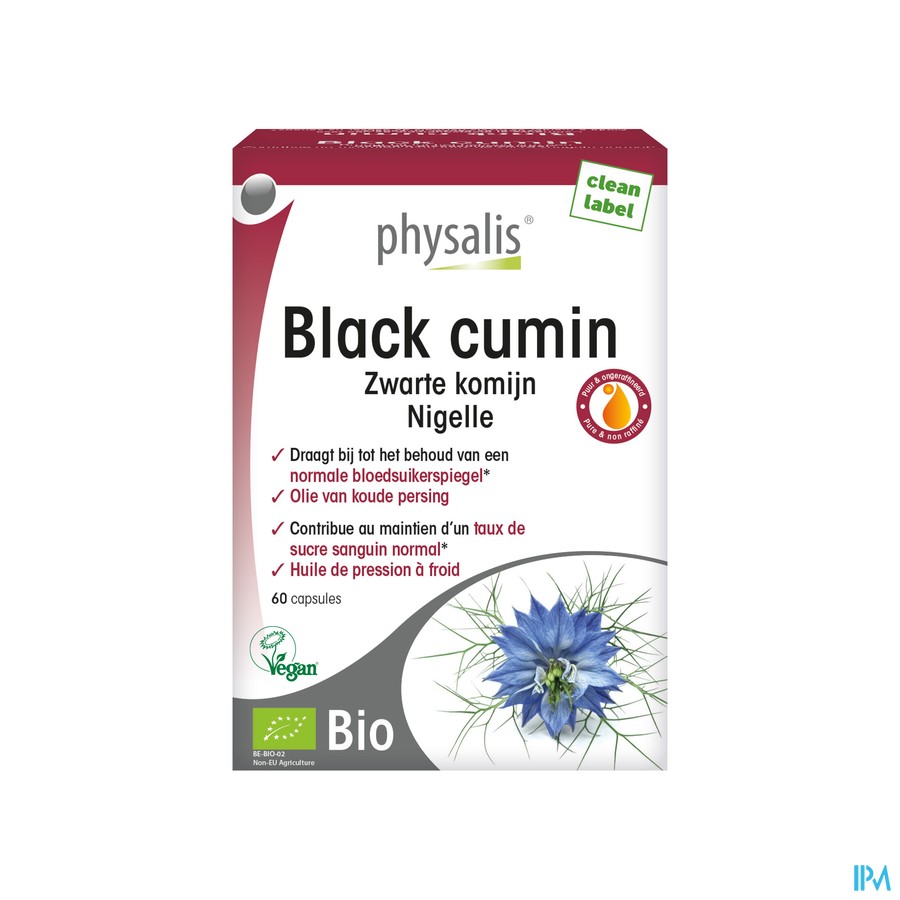 Physalis Black Cumin Liquid Caps Bio 60 Nf