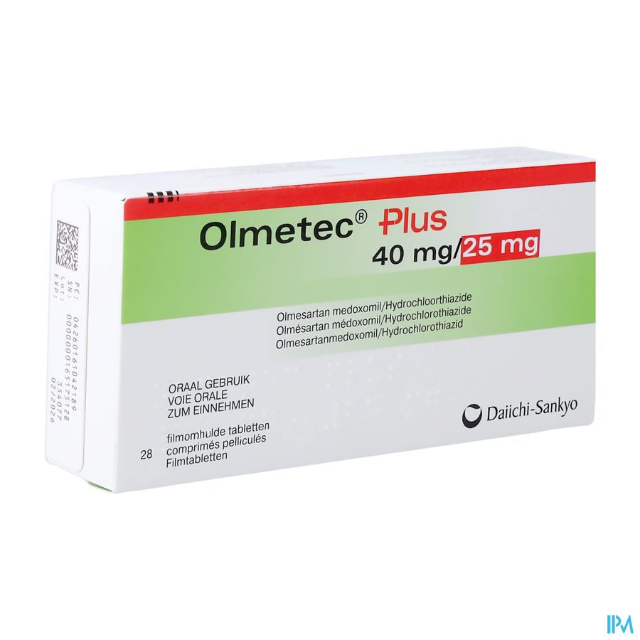 Olmetec Plus 40mg/25mg Comp Pell 98