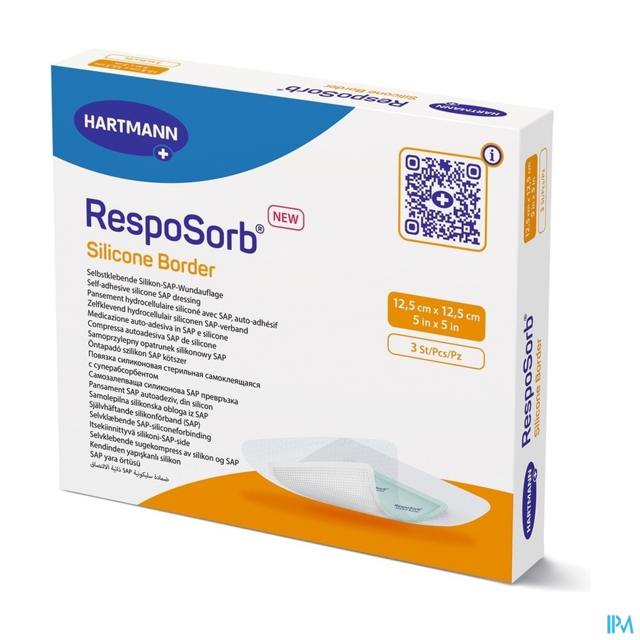 Resposorb Silicone Border 12,5x12,5cm 3 4130130