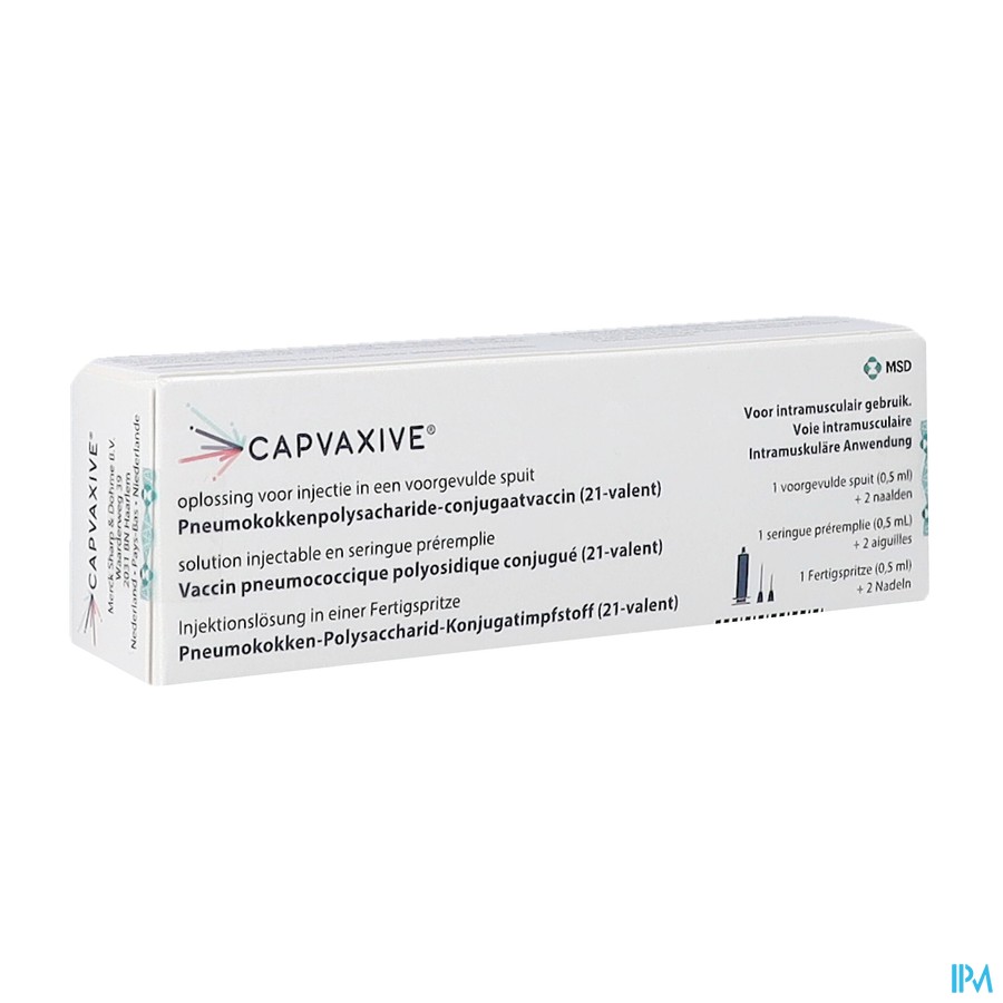 Capvaxive Sol Inj Seringue Preremplie 0,5ml