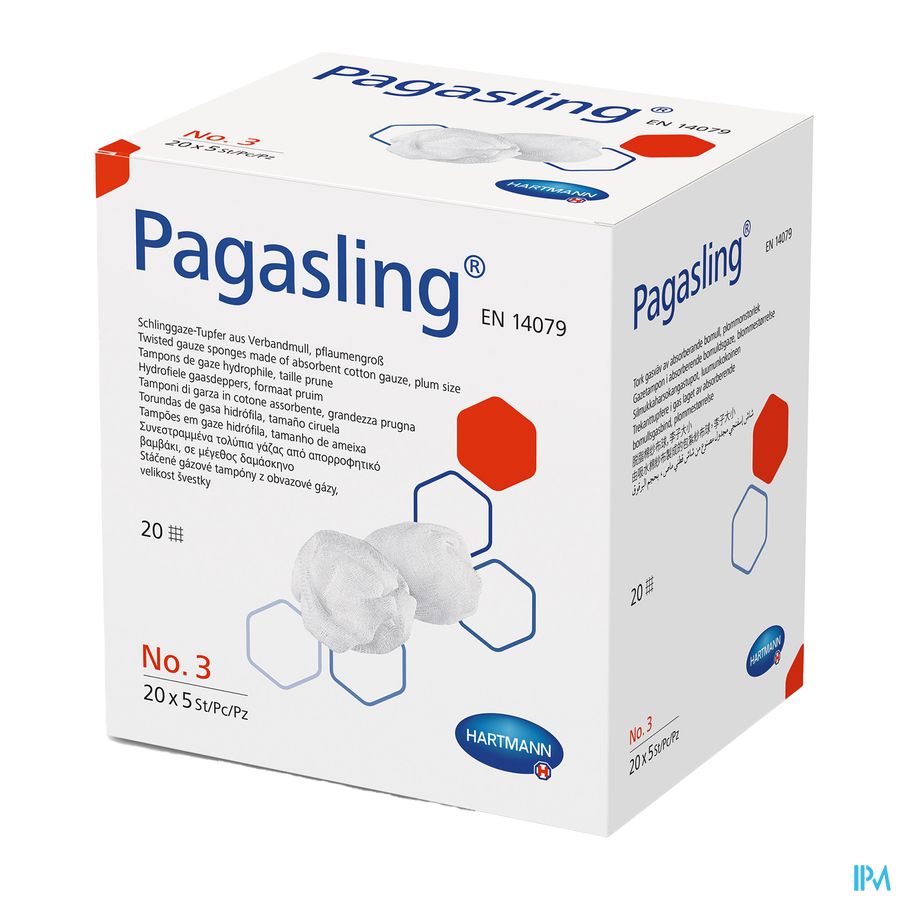 Hartmann Pagasling N°3 St. Blister 20x5 P/s