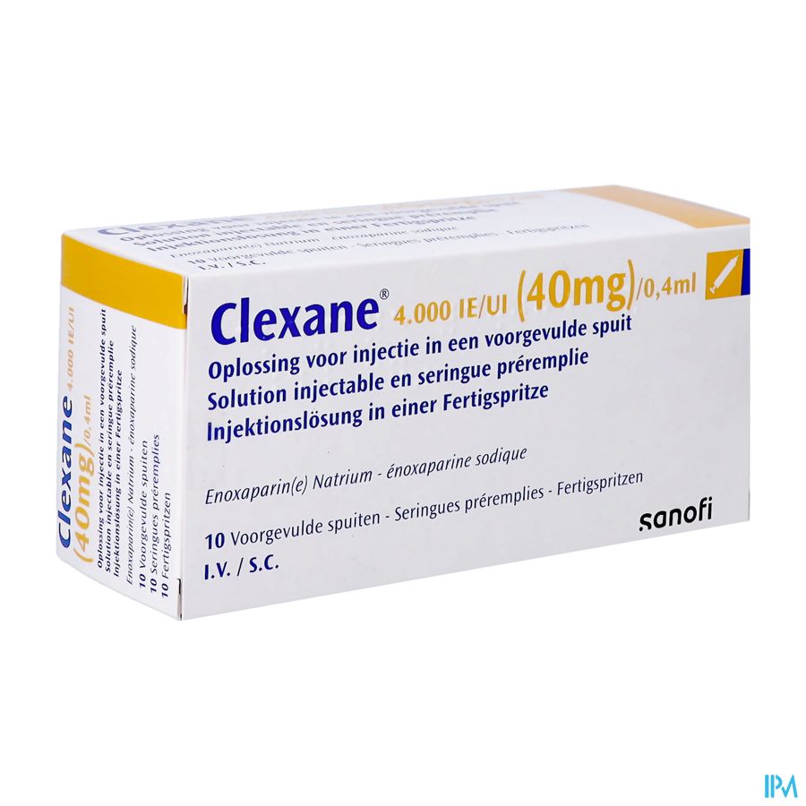 Clexane Spuit Inj 10 X 40mg/0,4ml