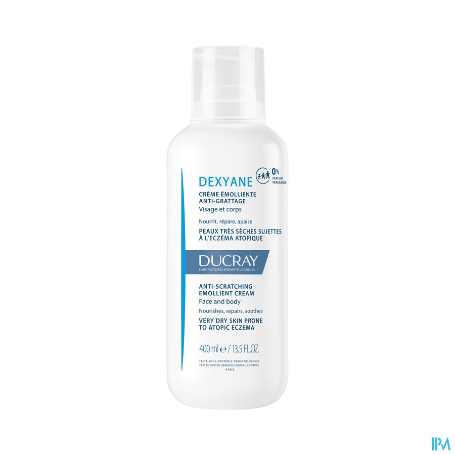 Ducray Dexyane Creme Emollient A/grattage 400ml