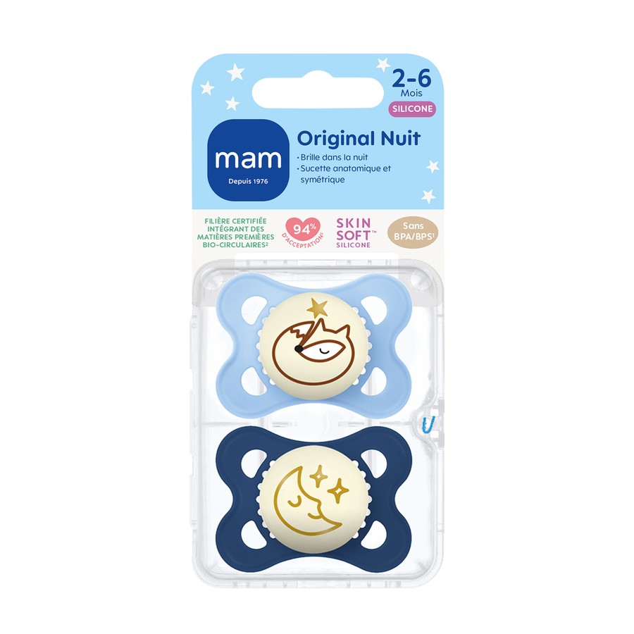 SUCET MAM ORIGINAL NUI SIL 2-6M X2