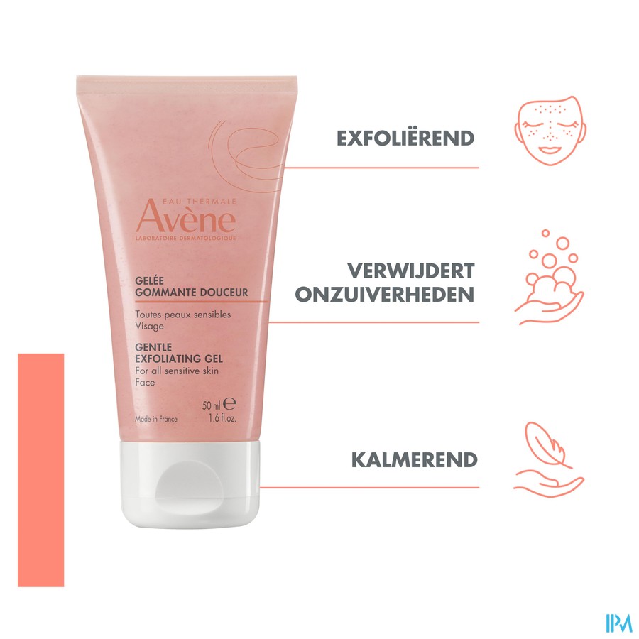 Avene Essentiels Gezichtspeeling Gel 50ml