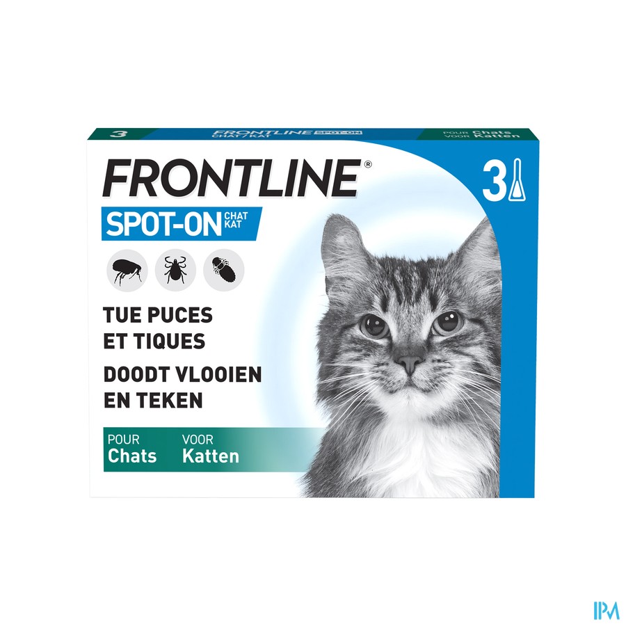 Frontline Spot On Kat Pipet 3x0,50ml