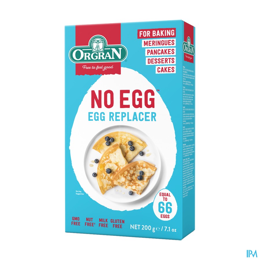Orgran Eivervanger 200g 4114 Revogan
