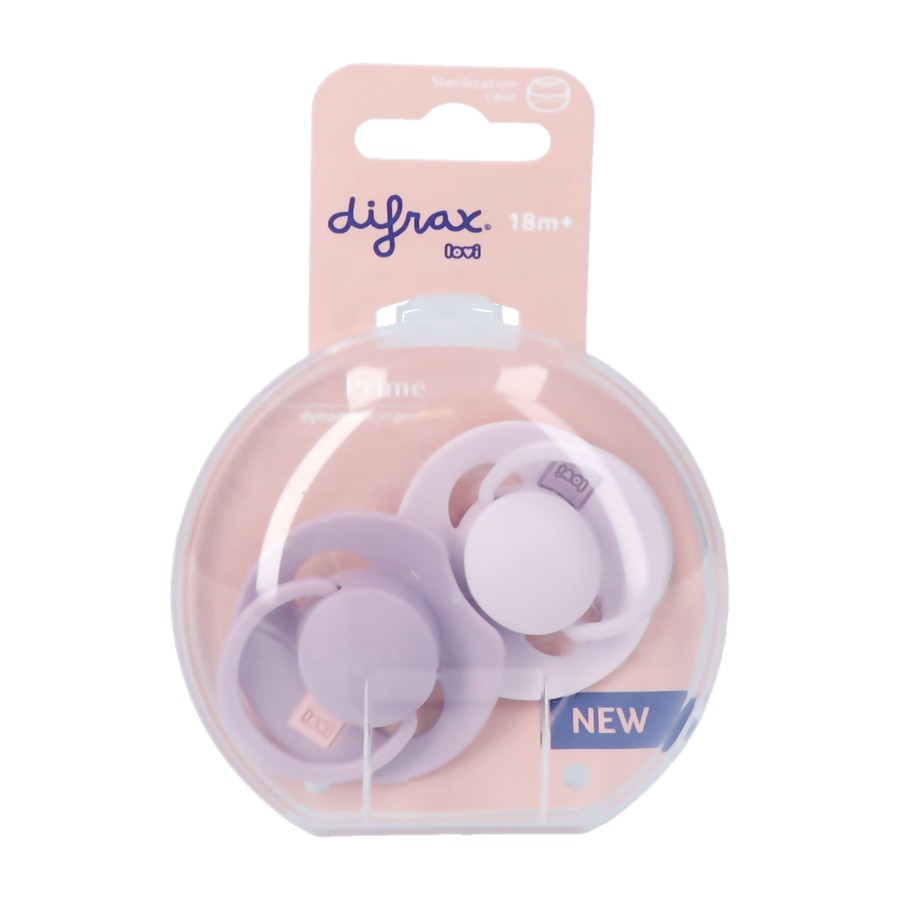 Difrax Dynamic Fopspeen 18m+ Prime Lilac/violet 2