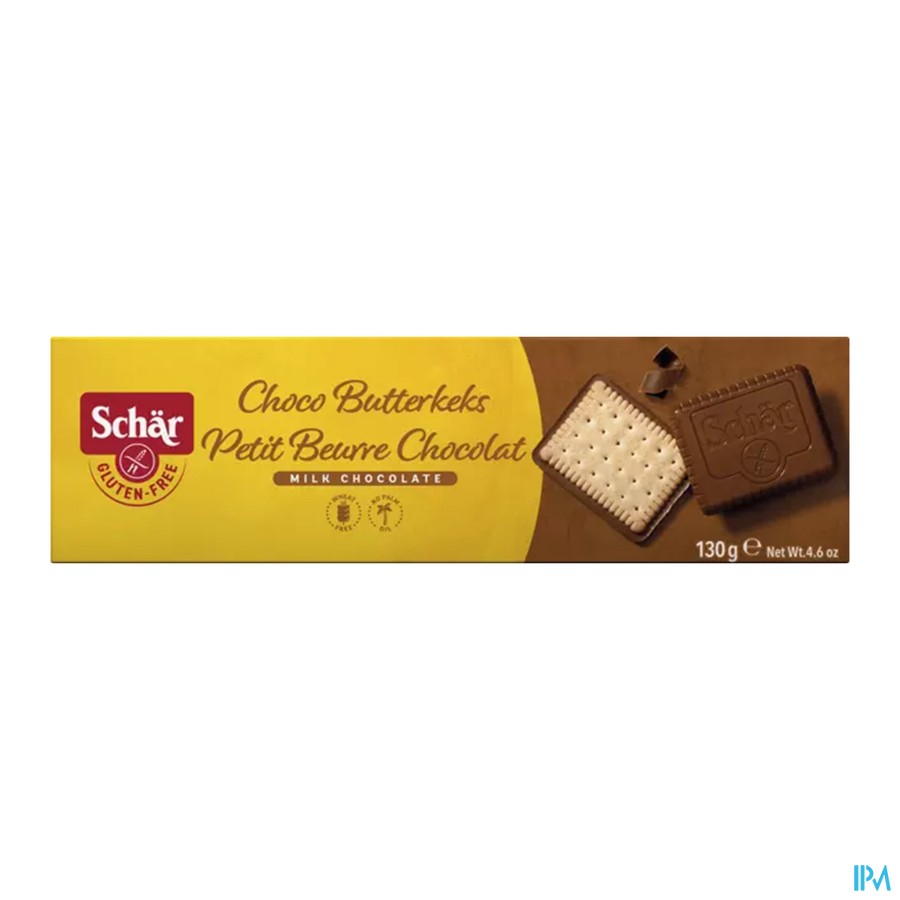 Schar Choco Butterkeks Z/gluten 130g 6623 Revogan