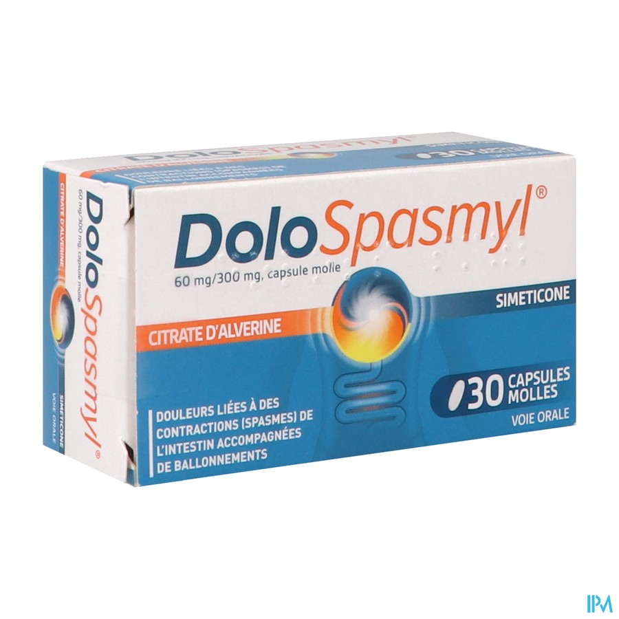 DOLOSPASMYL 60MG/300MG CAPS 30