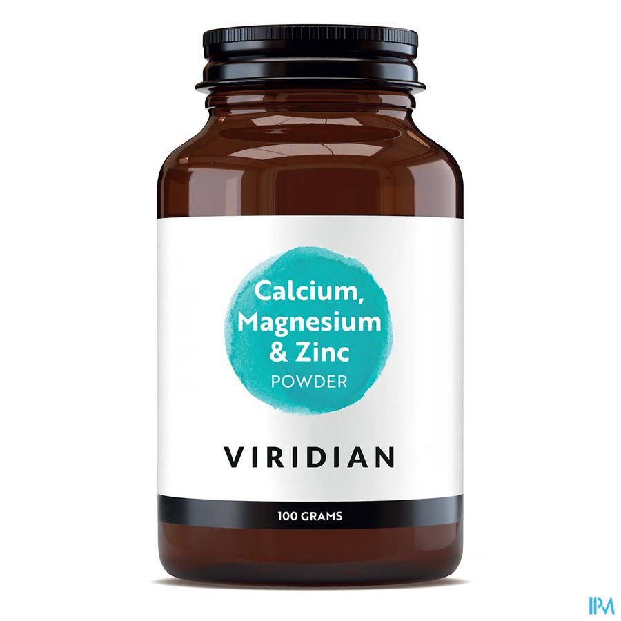 Viridian Calcium Magnesium Zinc Poudre 100g