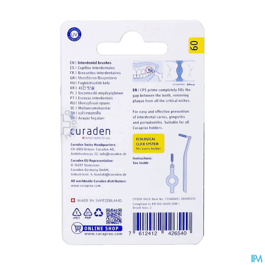 Curaprox Cps 09 Prime Brossettes Recharge 8